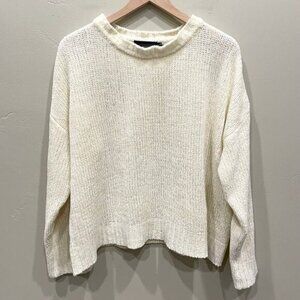 MINKPINK Cream White Knit Sweater - Size: Large